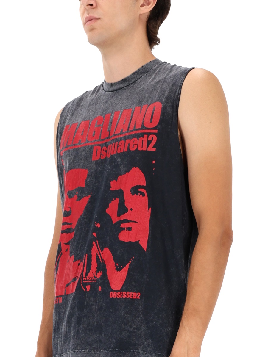 Dsquared2 DSQUARED2 X MAGLIANO T-SHIRT Grijs