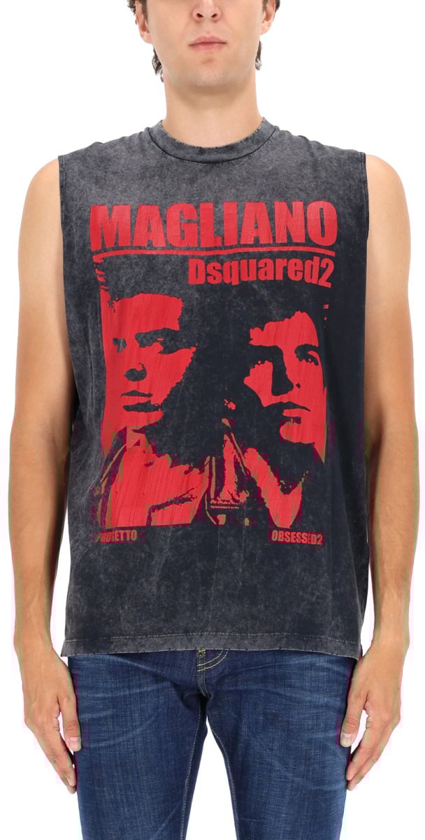 Dsquared2 DSQUARED2 X MAGLIANO T-SHIRT Grijs