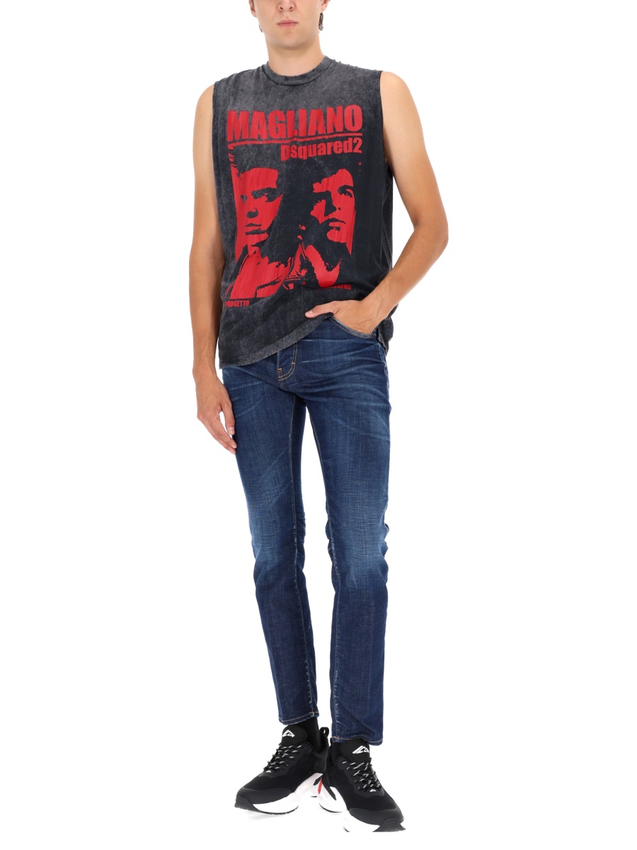 Dsquared2 DSQUARED2 X MAGLIANO T-SHIRT Grijs