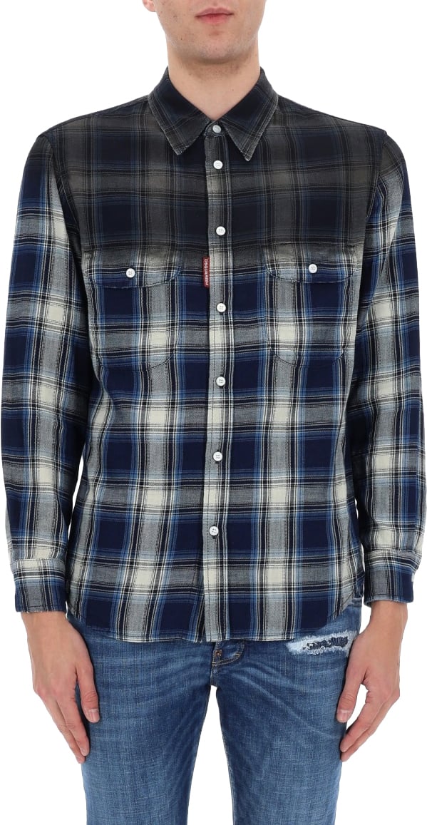 Dsquared2 "CANADIAN VINTAGE" SHIRT Blauw