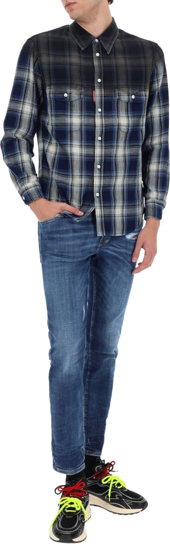 Dsquared2 "CANADIAN VINTAGE" SHIRT Blauw