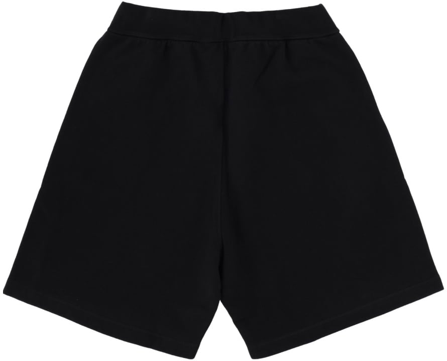 Dsquared2 SHORTS WITH LOGO EMBROIDERY Zwart