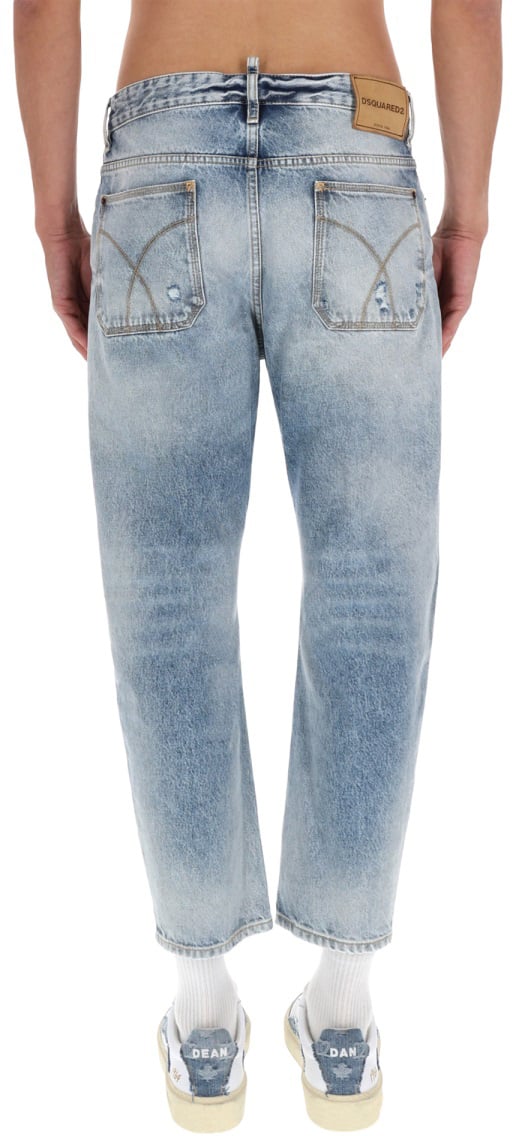 Dsquared2 COTTON DENIM JEANS Blauw