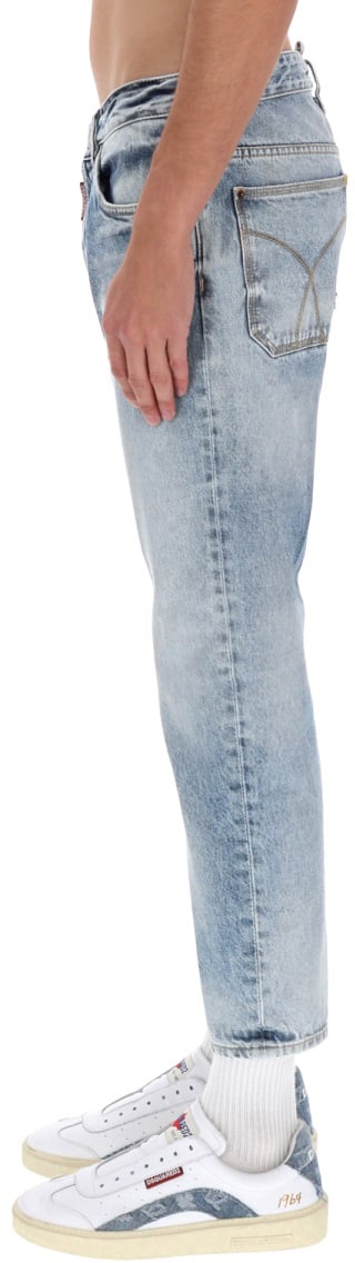 Dsquared2 COTTON DENIM JEANS Blauw