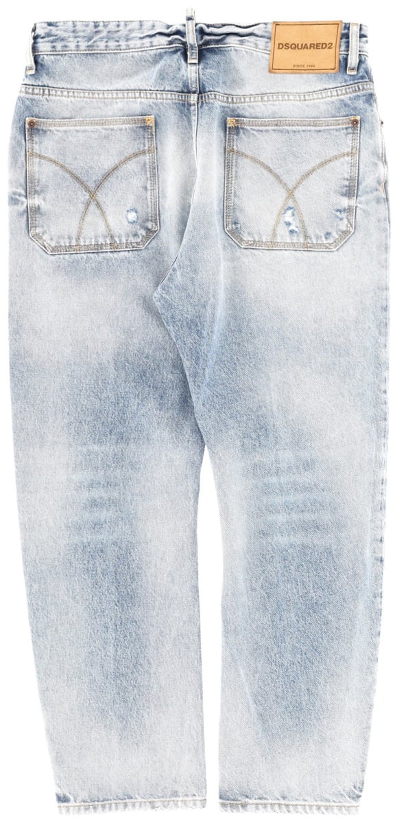 Dsquared2 COTTON DENIM JEANS Blauw