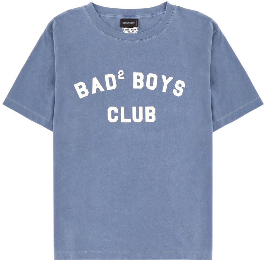 Dsquared2 T-SHIRT WITH EMBROIDERY Blauw