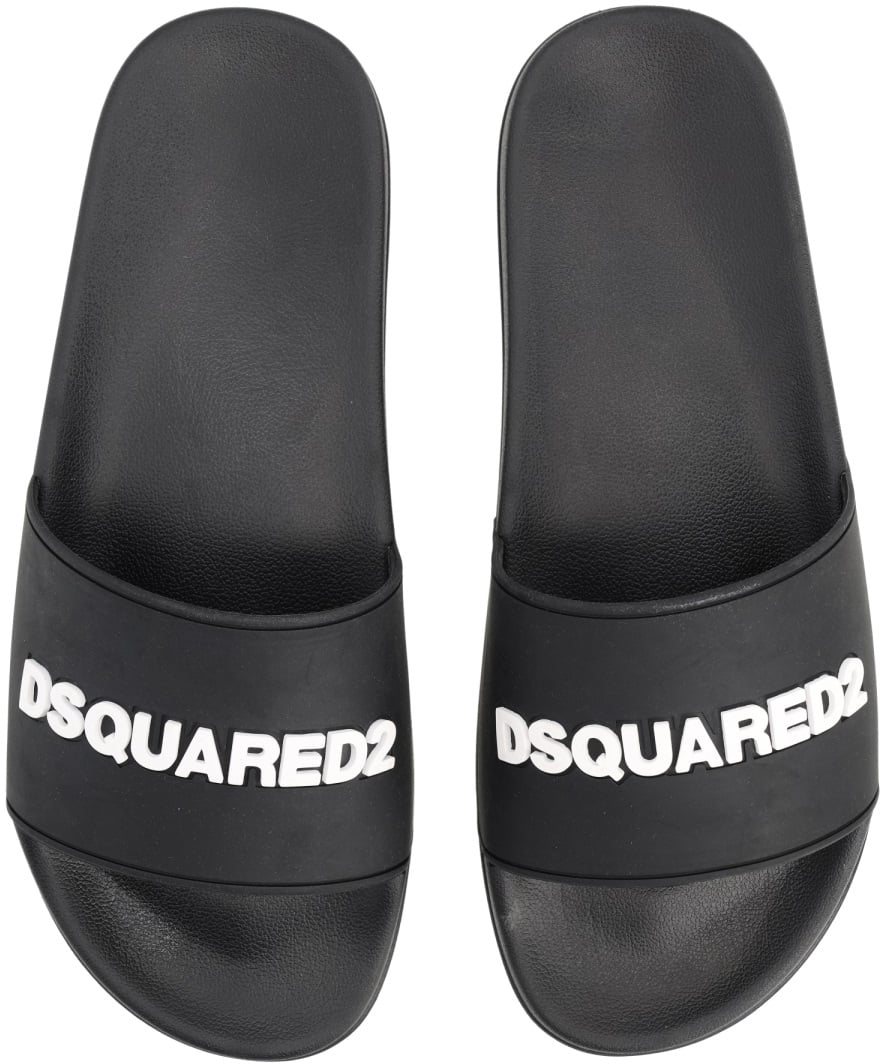 Dsquared2 SANDAL WITH LOGO Zwart