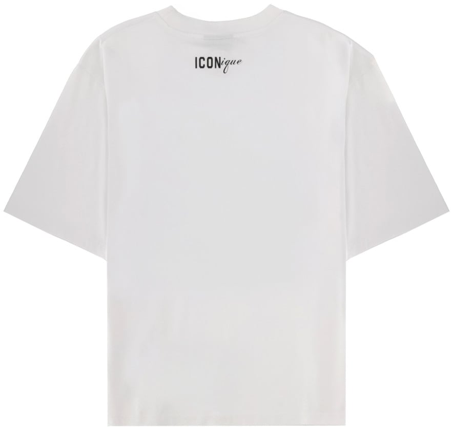Dsquared2 T-SHIRT "ICONIQUE" Wit