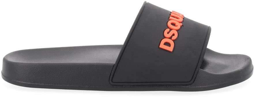 Dsquared2 SANDAL WITH LOGO Zwart