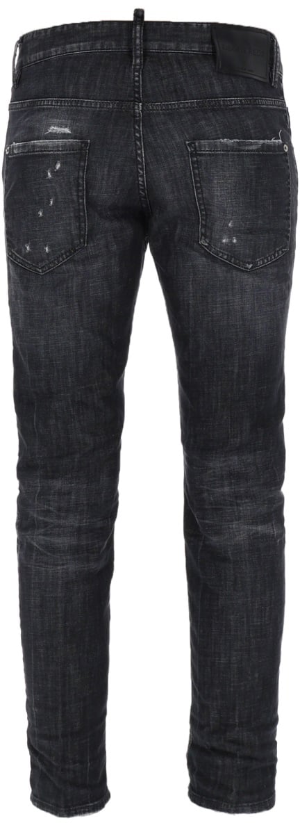 Dsquared2 JEANS CINQUE TASCHE Zwart