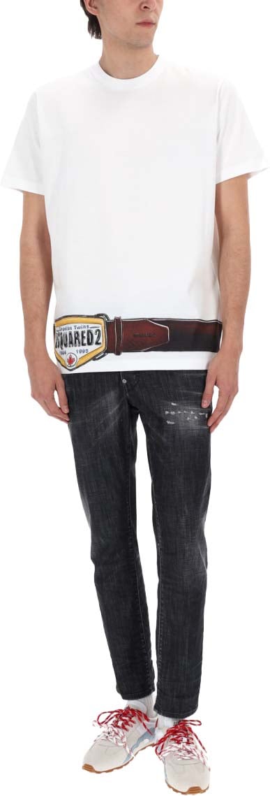 Dsquared2 JEANS CINQUE TASCHE Zwart