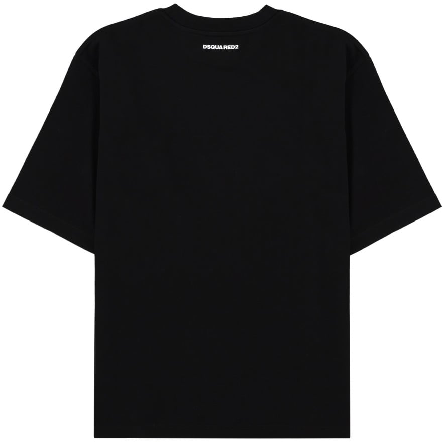 Dsquared2 T-SHIRT "ICONIQUE" Zwart