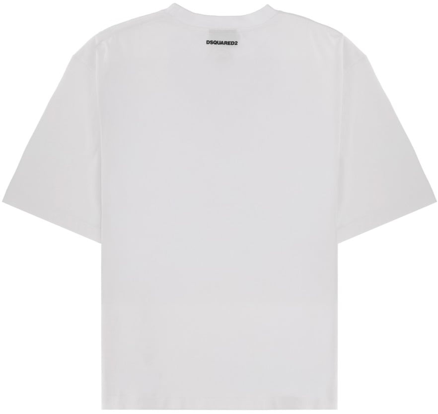 Dsquared2 T-SHIRT "ICONIQUE" Wit