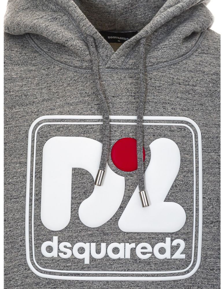 Dsquared2 Dsquared² Gray Cotton Sweatshirt Grijs