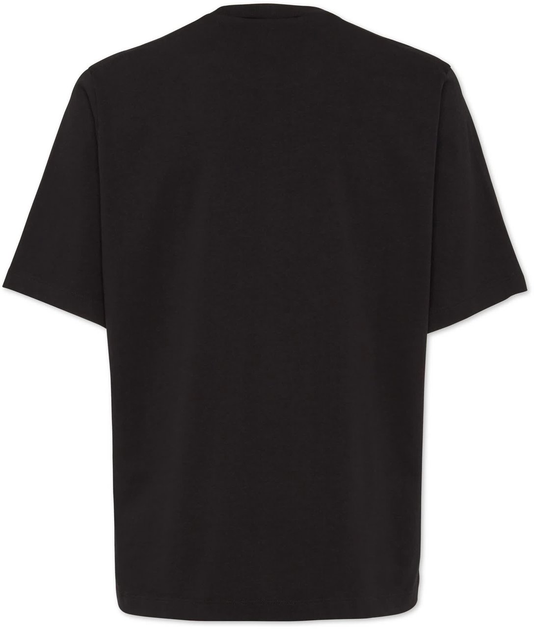 Dsquared2 Loose Fit Black Cotton Icon T-Shirt Zwart