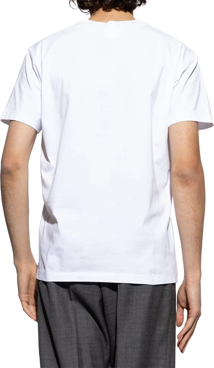 Dsquared2 Cool Fit White Navy Logo T-Shirt Wit