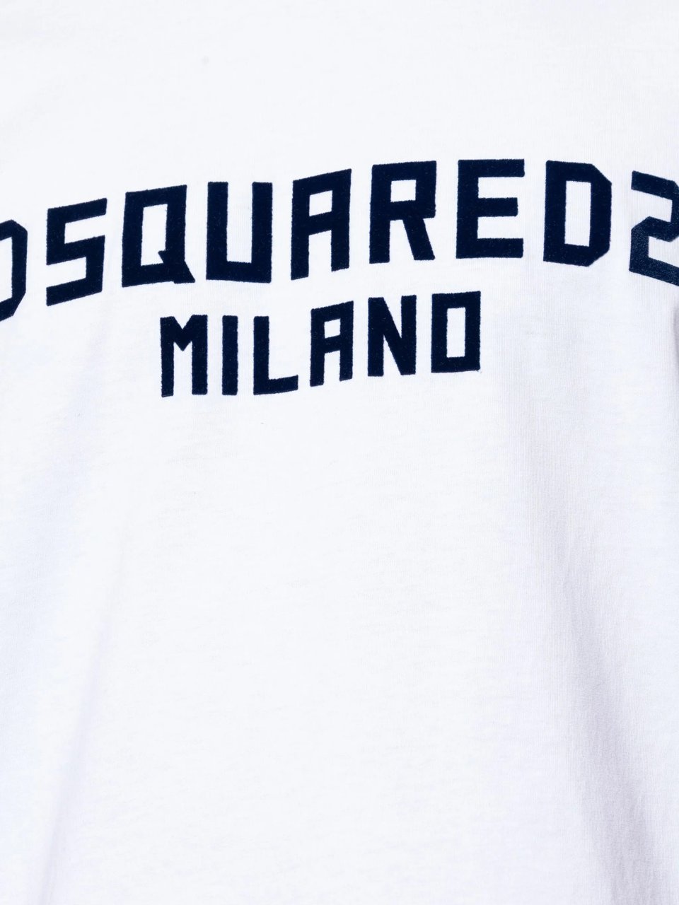 Dsquared2 Cool Fit White Navy Logo T-Shirt Wit