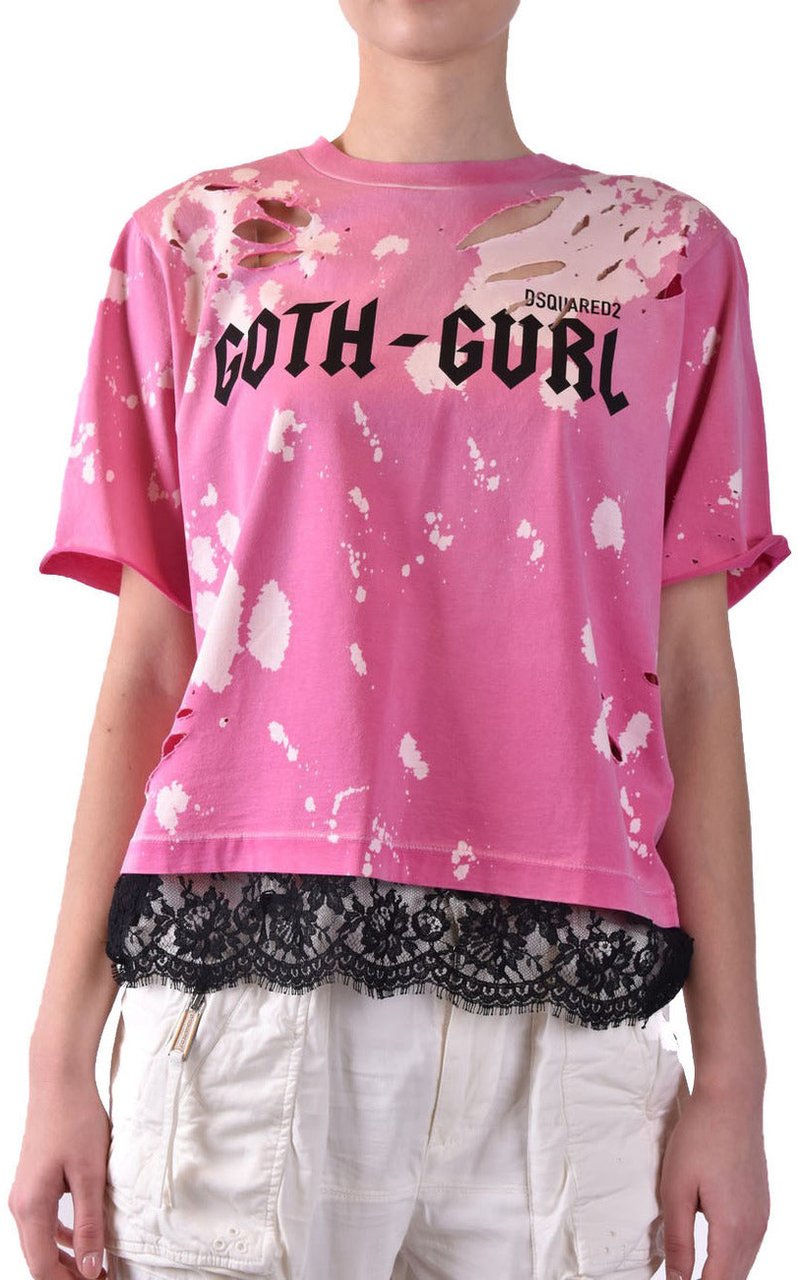 Dsquared2 Women T-Shirt Roze