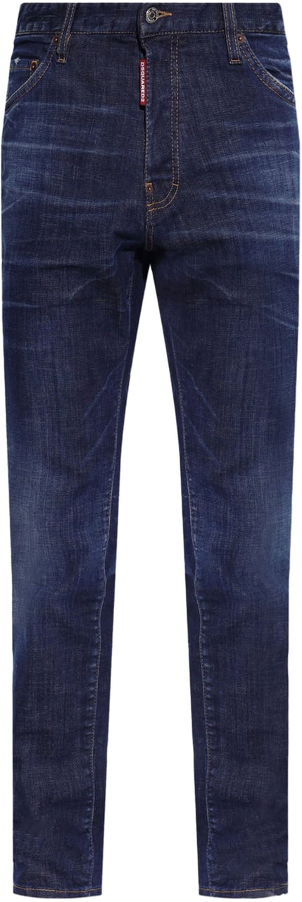 Dsquared2 Teddyjeans in marineblauw Navy
