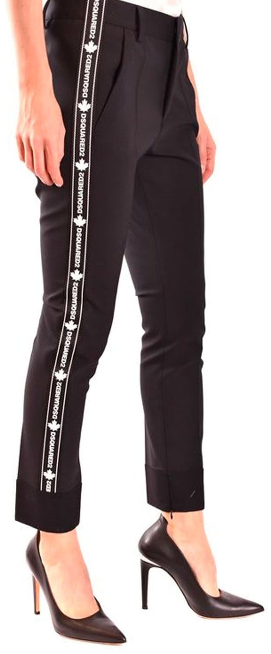 Dsquared2 Classic Wool Trousers Zwart