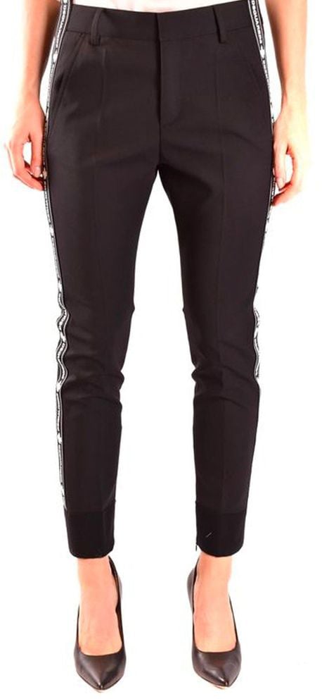 Dsquared2 Dsquared² Black Wool Dress Pants Zwart