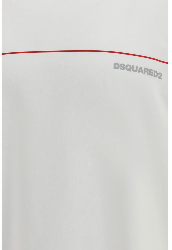 Dsquared2 Dsquared² White Cotton T-Shirt Wit