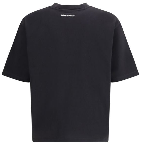 Dsquared2 Dsquared² Black Cotton Sportswear Zwart