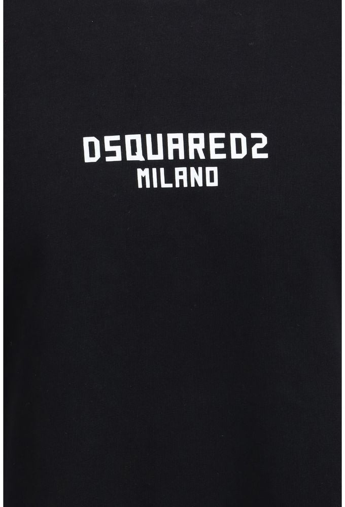 Dsquared2 Dsquared² Black Cotton Sportswear Zwart