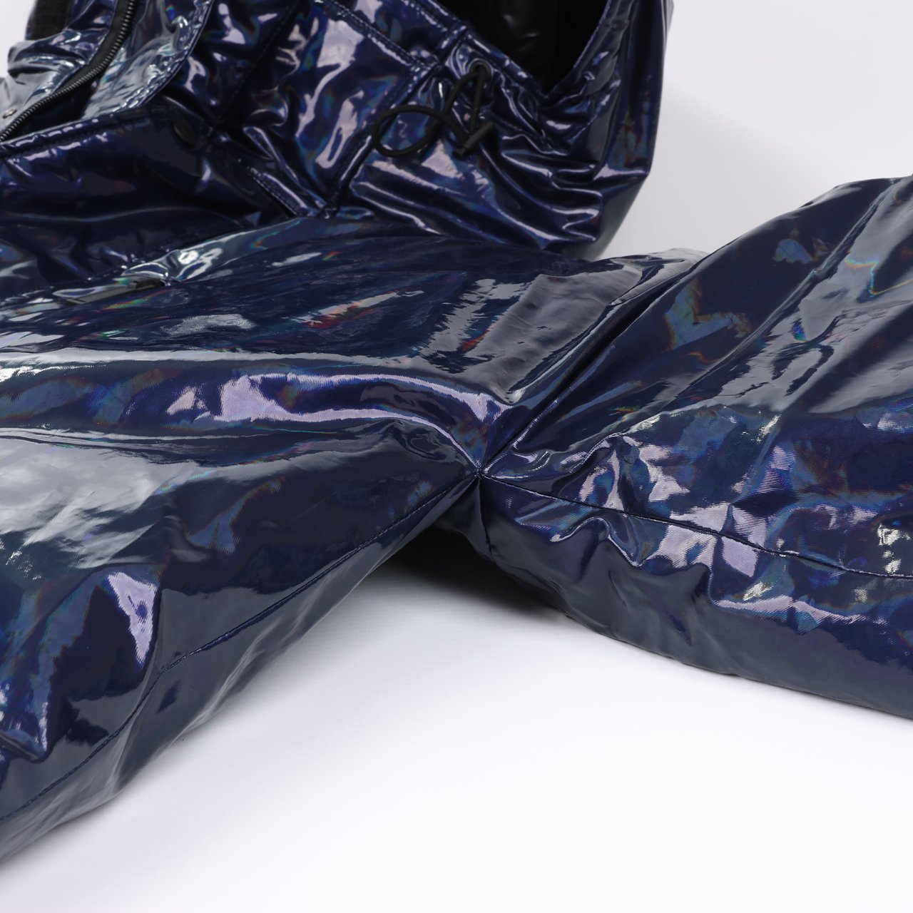 Dsquared2 DSQUARED2 Glossy Navy Puffer Jacket, Size 48 Navy