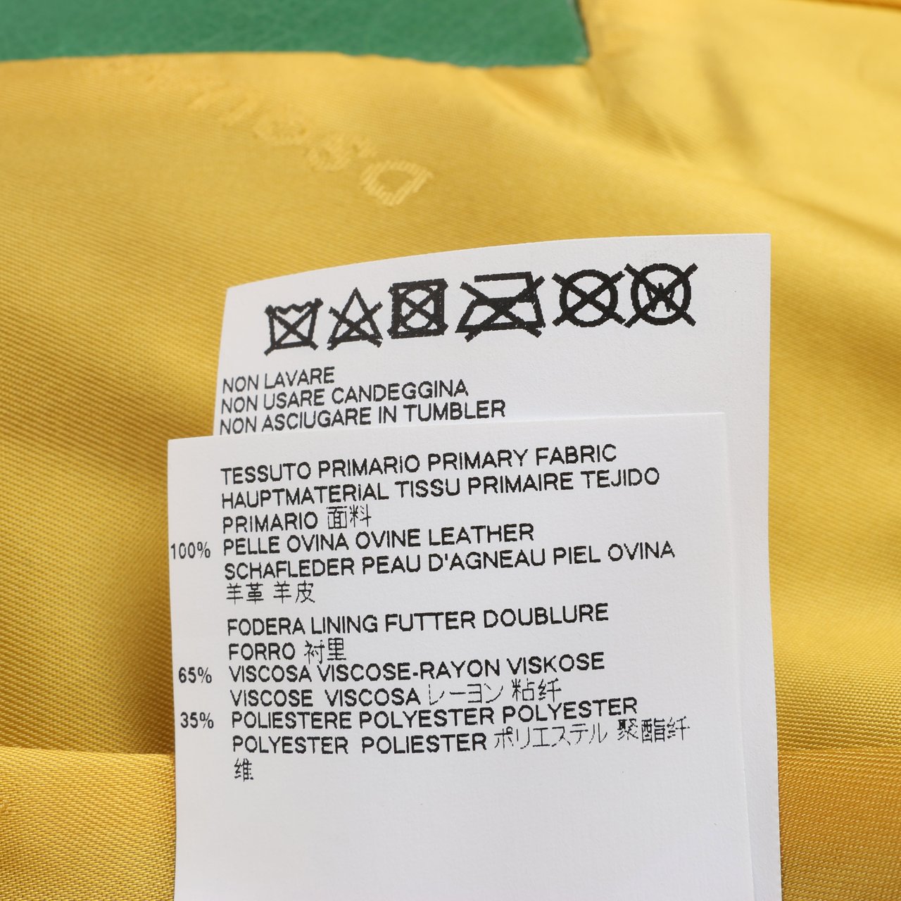 Dsquared2 DSQUARED2 Green Leather Cape Jacket, Style S75AM0561, Size 38 Groen