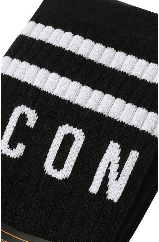 Dsquared2 Dsquared2 Cotton Socks Black Zwart