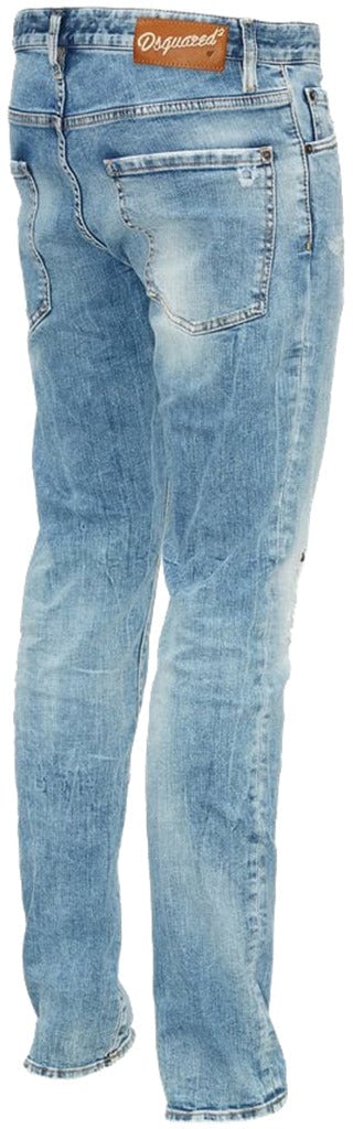 Dsquared2 Dsquared2 Cotton Jeans Denim Blue Blauw