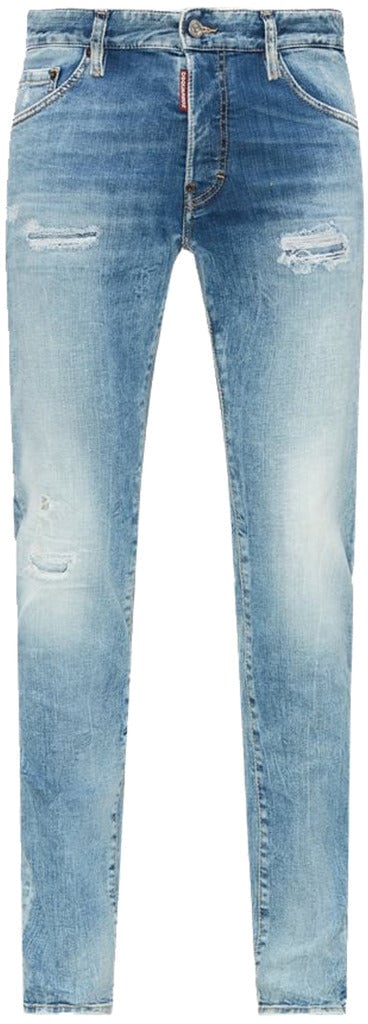 Dsquared2 Dsquared2 Cotton Jeans Denim Blue Blauw