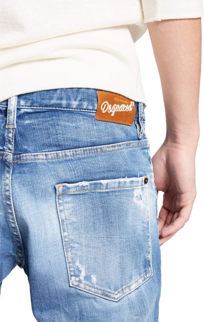 Dsquared2 Dsquared2 Cotton Jeans Denim Blue Blauw
