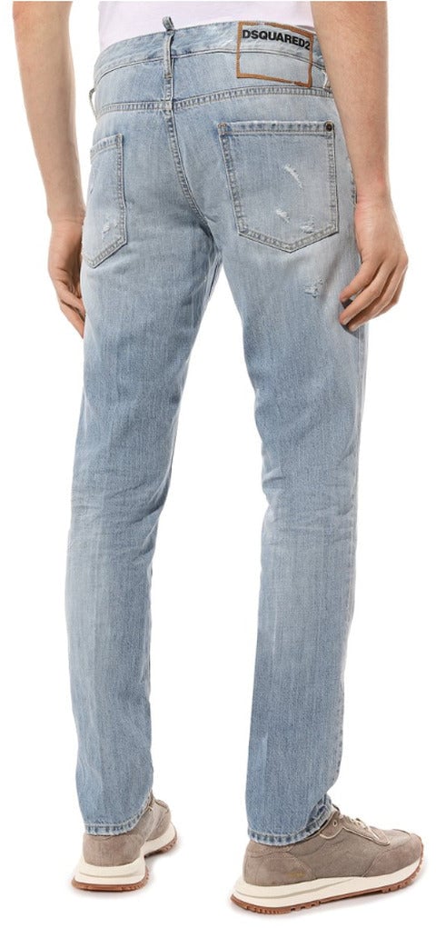 Dsquared2 Dsquared2 Cotton Jeans Denim Blue Divers