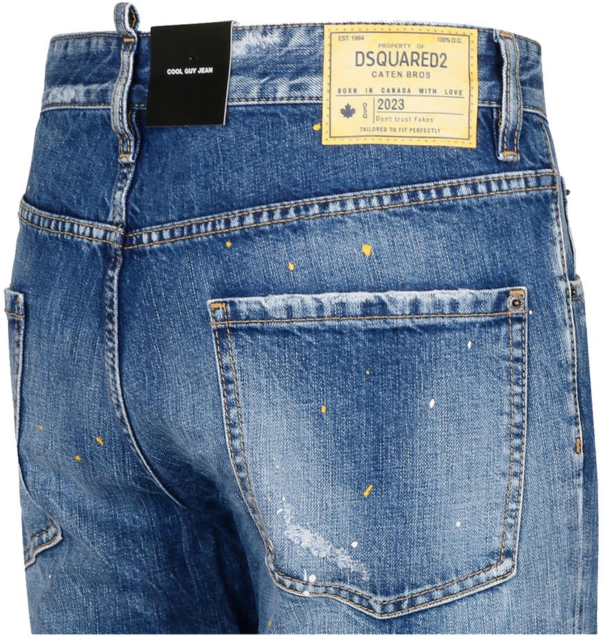 Dsquared2 Dsquared2 Cotton Jeans Blue Blauw