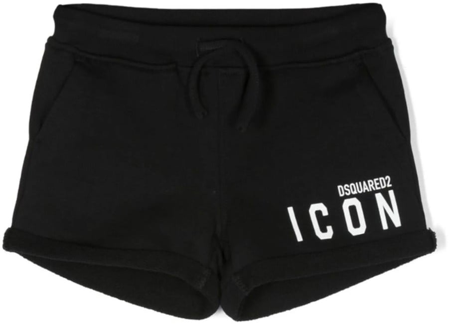 Dsquared2 Dsquared2 Cotton Shorts Black Zwart