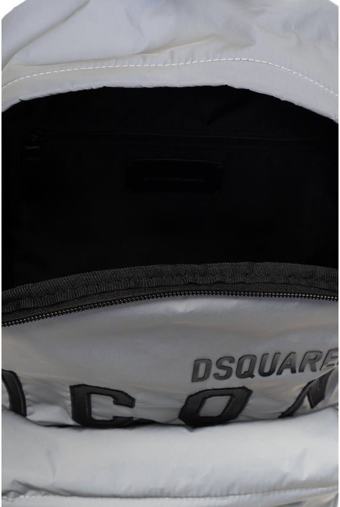 Dsquared2 Dsquared2 Leather Backpack Grey Grijs