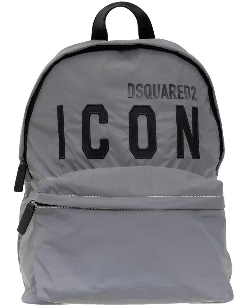 Dsquared2 Dsquared2 Leather Backpack Grey Grijs