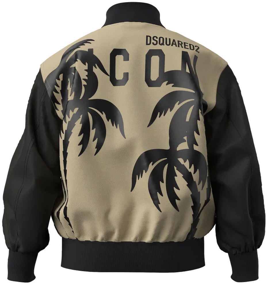Dsquared2 Jacket Bomber Jacket Icon Beige