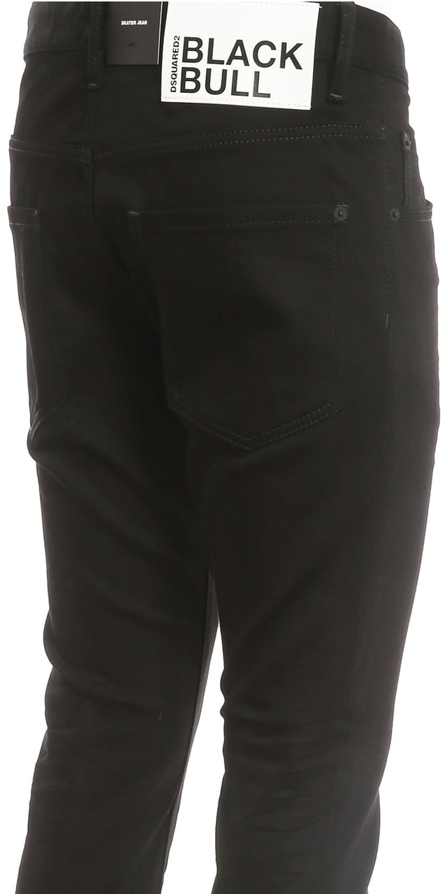 Dsquared2 Black Bull Skater Jeans Zwart