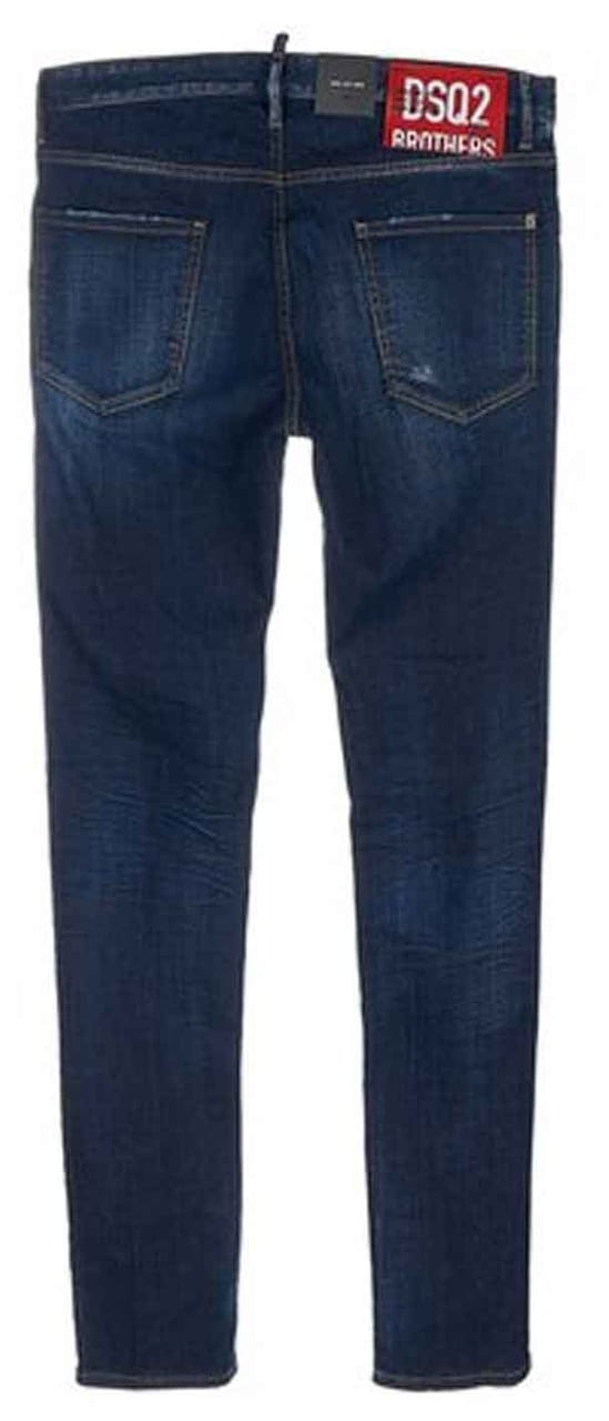Dsquared2 Cotton Denim Jeans Blauw