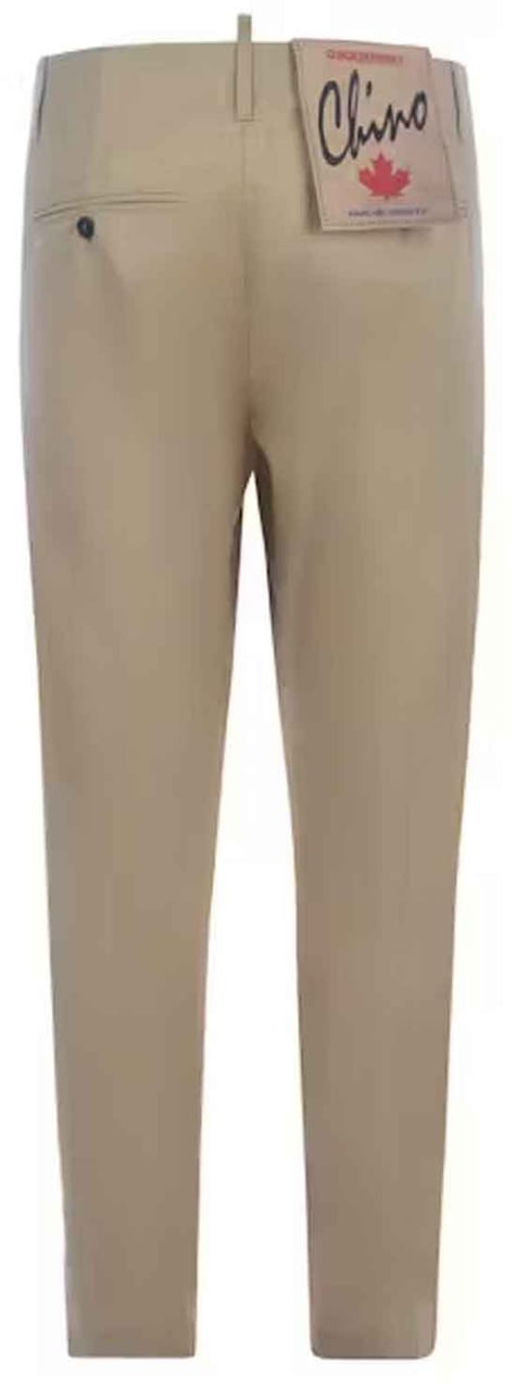Dsquared2 Cotton Trousers Beige