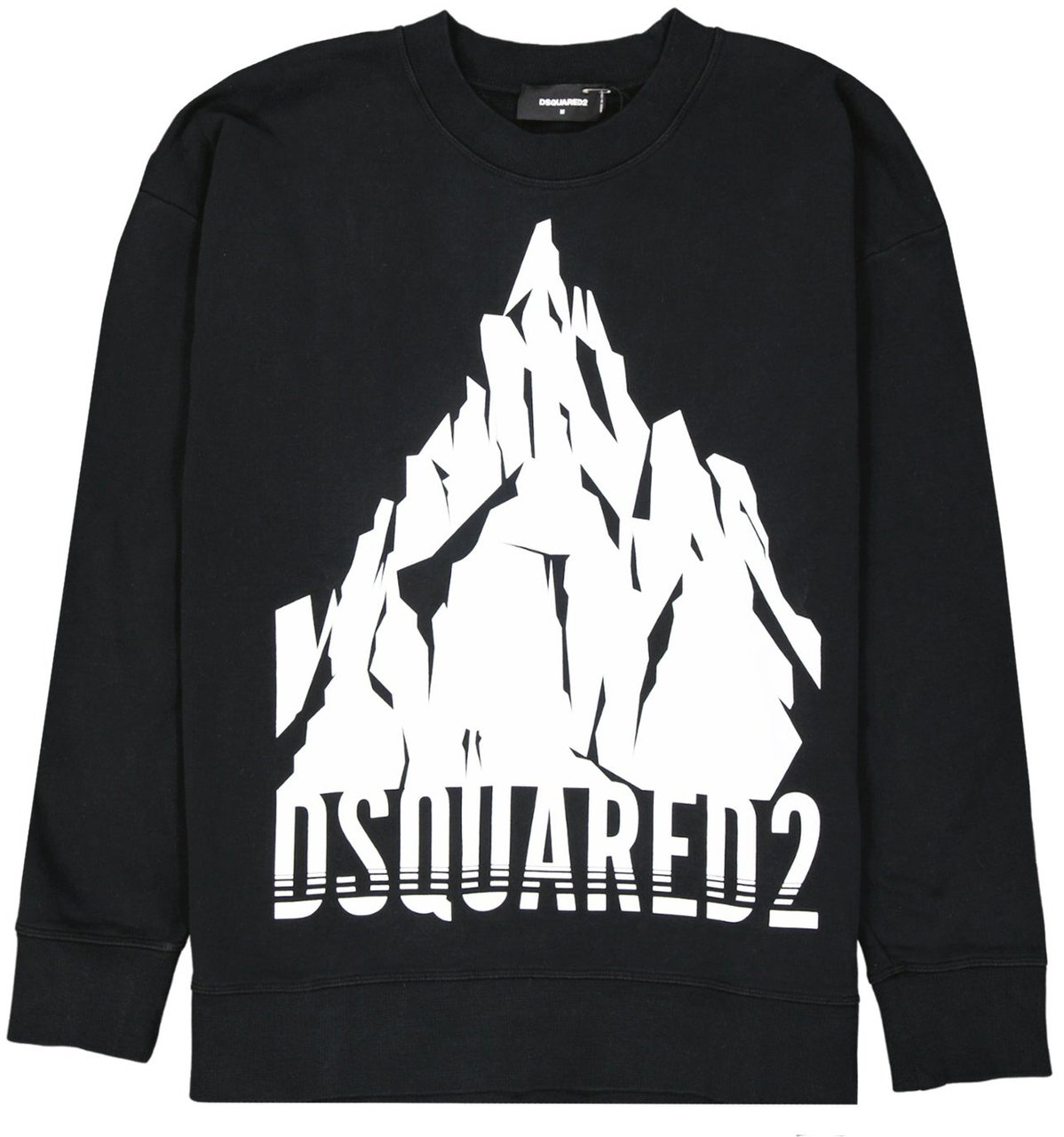 Dsquared2 Cotton Logo Sweatshirt Zwart