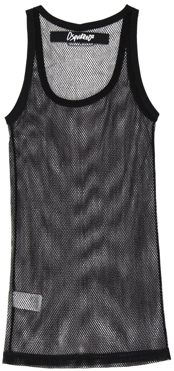 Dsquared2 Sleeveless Long Top Zwart