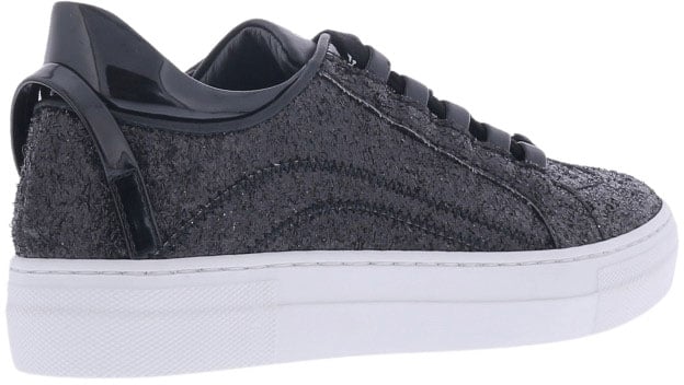 Dsquared2 Kids 551 Low Top Lace Tennis Sneake Zwart