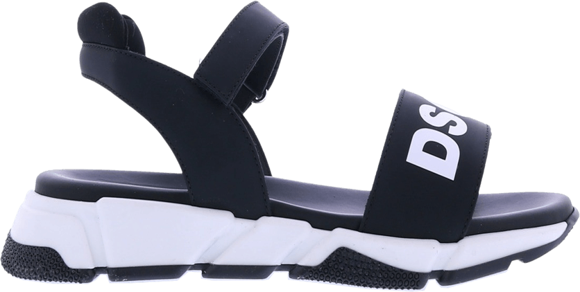 Dsquared2 Kids Fusbet Sandals Dsquared2 Print Zwart