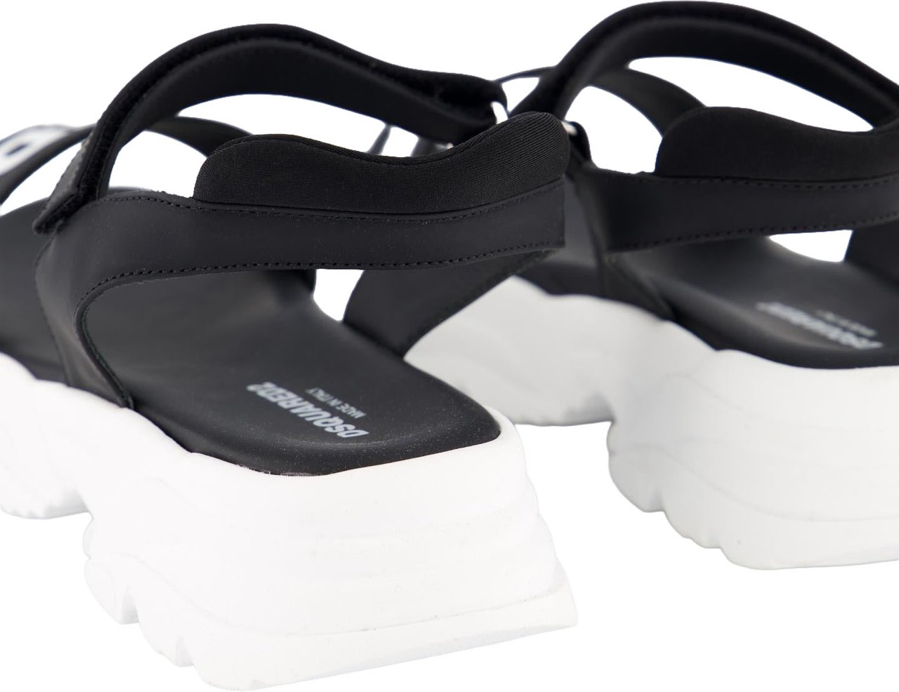 Dsquared2 Kids Fusbet Sandals Print Zwart