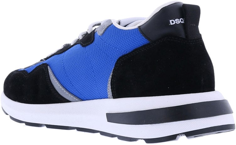 Dsquared2 Kids Sneakers Running Sole Lace Dsq Blauw