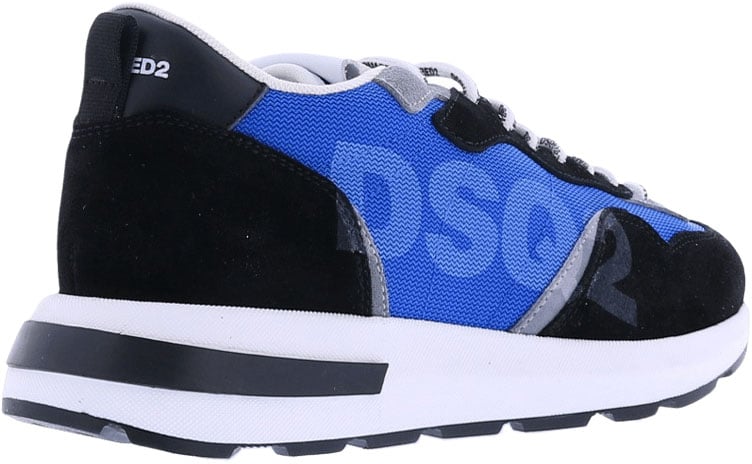 Dsquared2 Kids Sneakers Running Sole Lace Dsq Blauw
